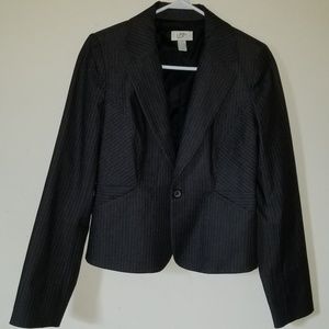 Ann Taylor Loft Striped Blazer